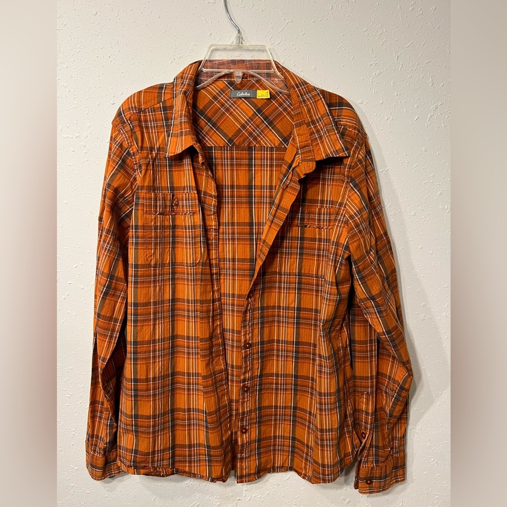 Women’s Cabela’s lightweight shirt. Large
